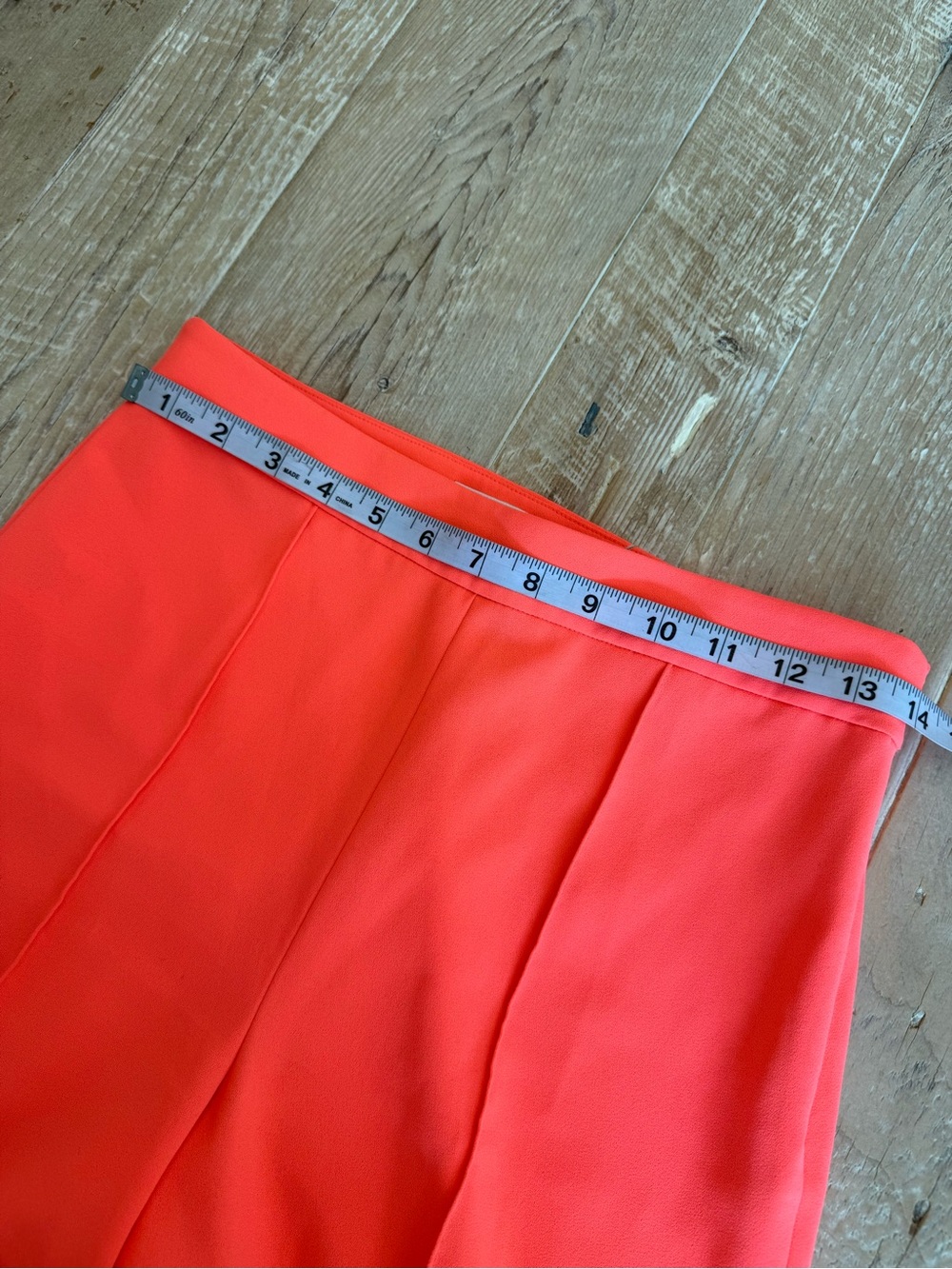 Alice + Olivia Dylan High-Waist Wide Leg Women’s Pants Orange 2 - Picture 6 of 9